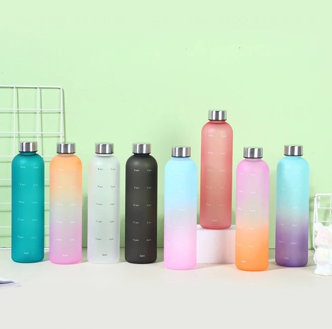 Garrafa de água fosca de 1000 ml