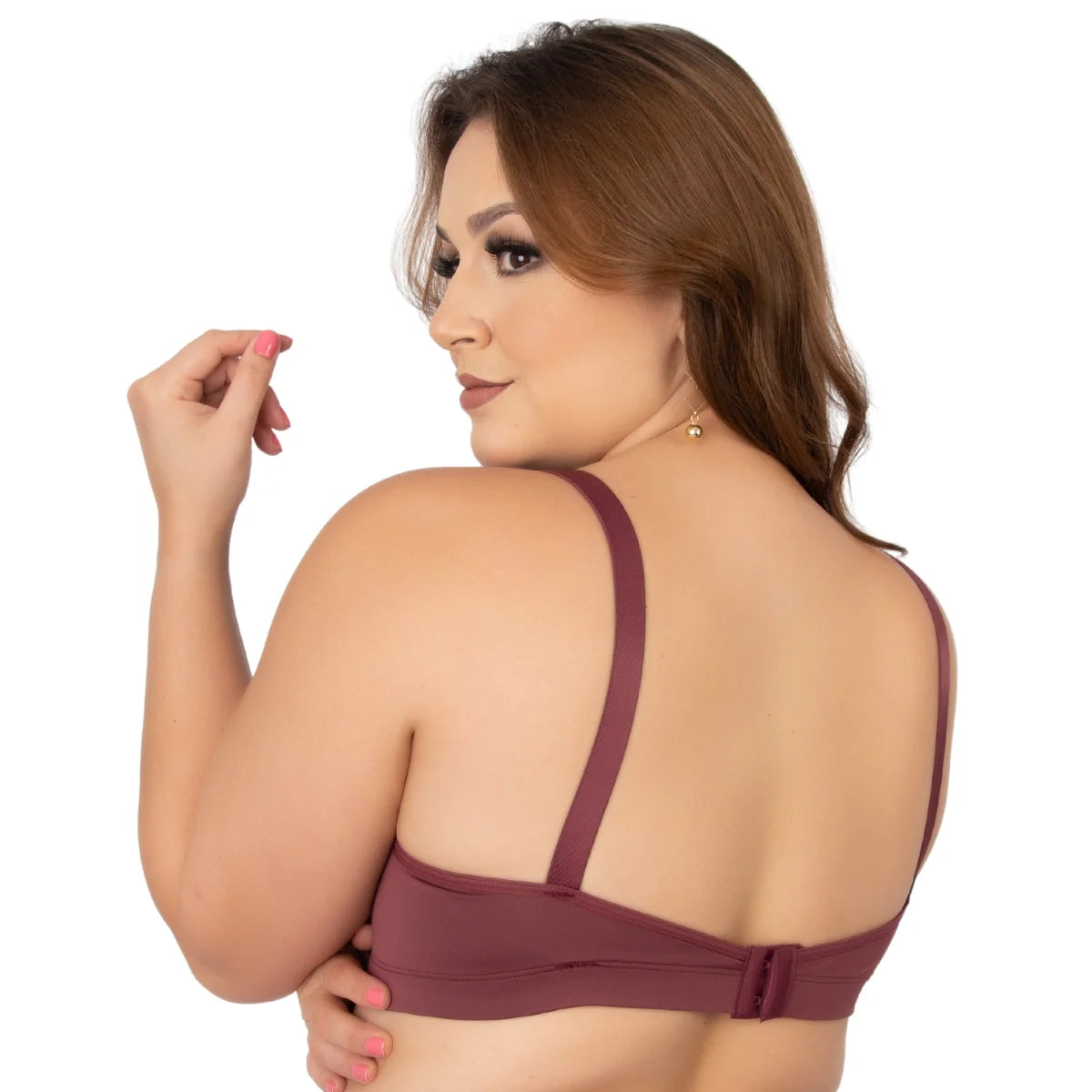 Conjunto de lingerie sexy plus size com bojo