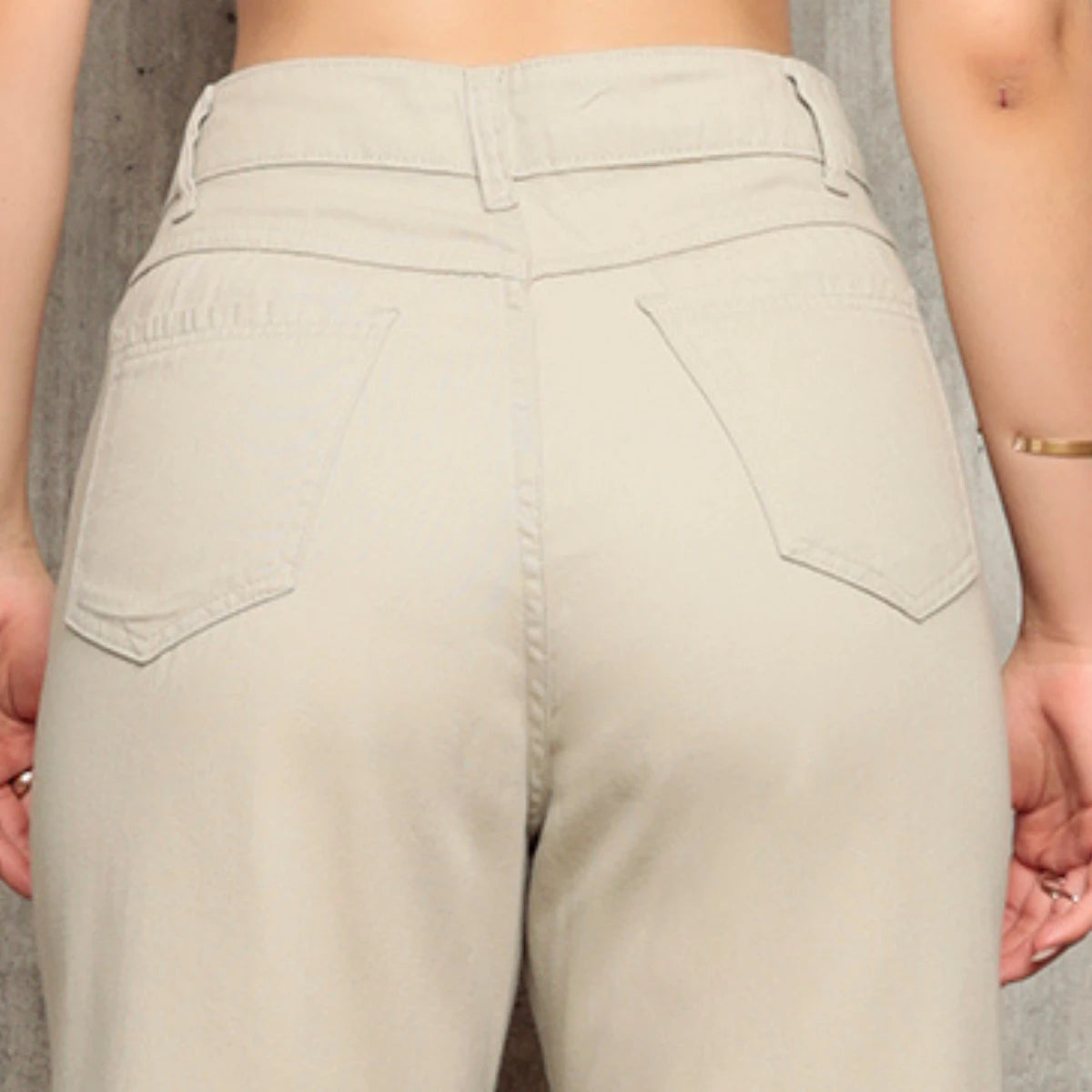 Calça Wide Leg Sarja Pantaloma Feminina