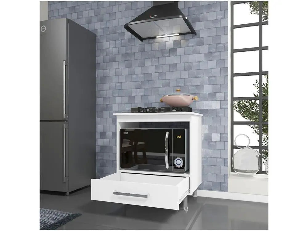 Balcão de Cozinha com Tampo para Cooktop