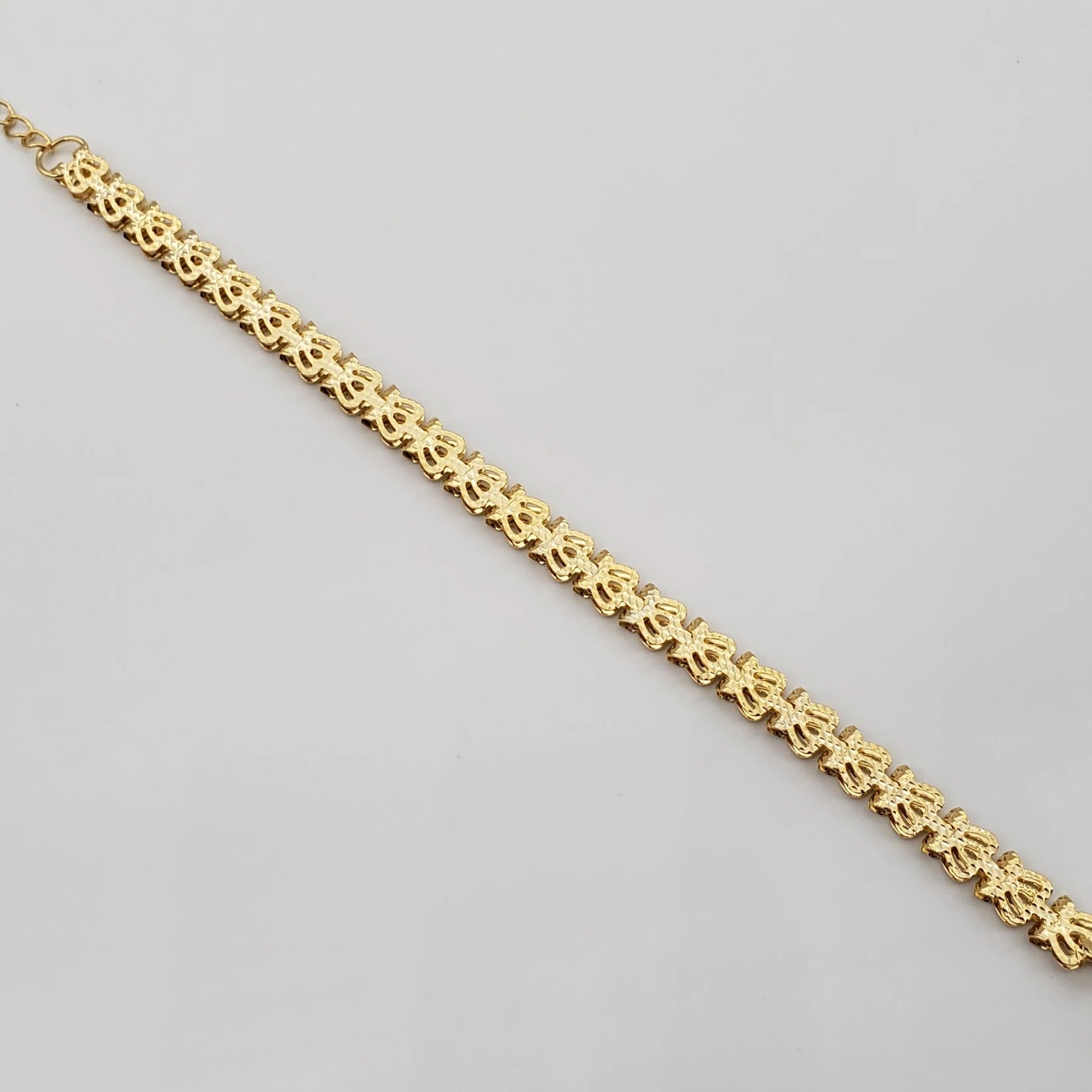 Pulseira Crownboard banhada a ouro 18K