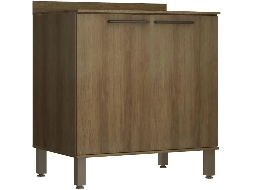 Balcão de Cozinha Luciane com Tampo para Cooktop - 2 Portas Switzerland