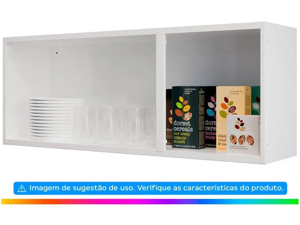 Armário Aéreo de Cozinha Itatiaia Rose ARM-105 - 3 Portas 105x40cm