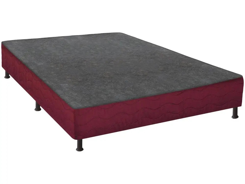 Base Bed Box Couple Reconflex 25x138x188cm Rouge