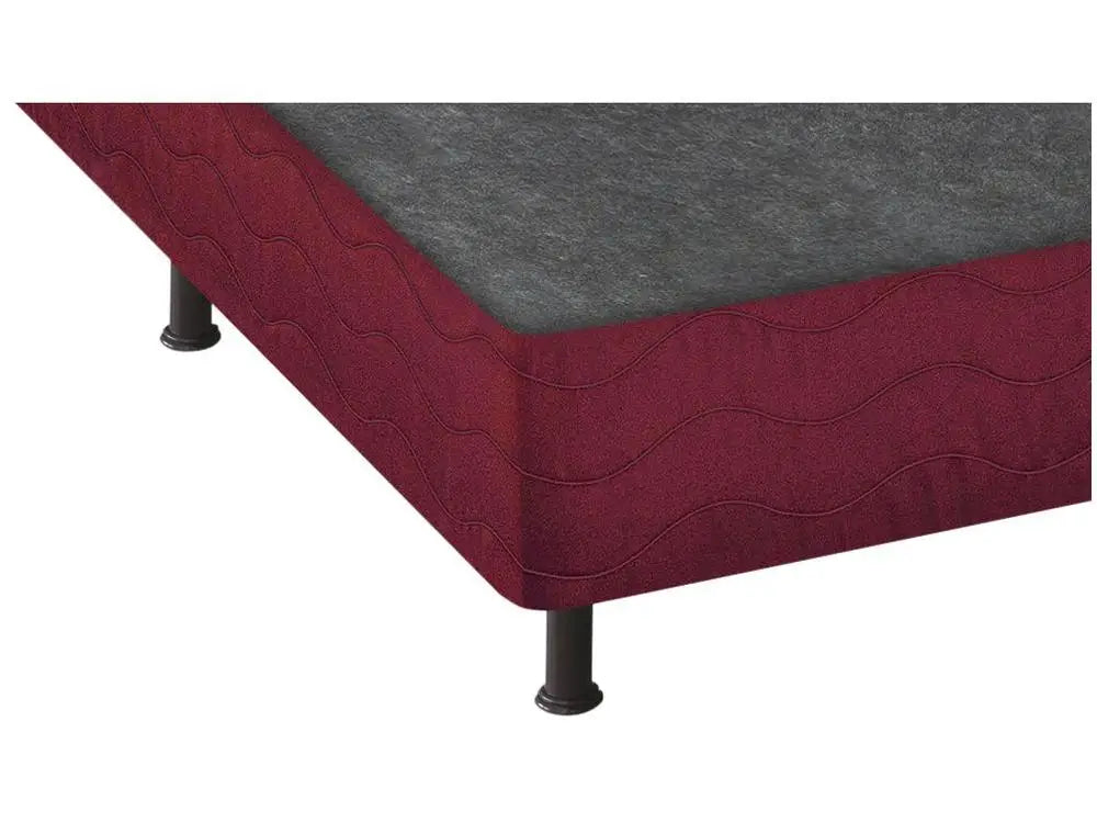 Base Bed Box Couple Reconflex 25x138x188cm Rouge