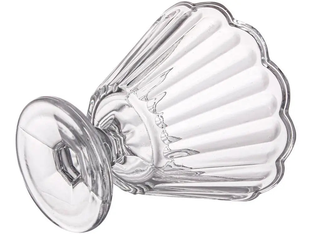 150ml 6 Pieces Haus Concept Lotus Set Glass Cups for Transparent Dessert