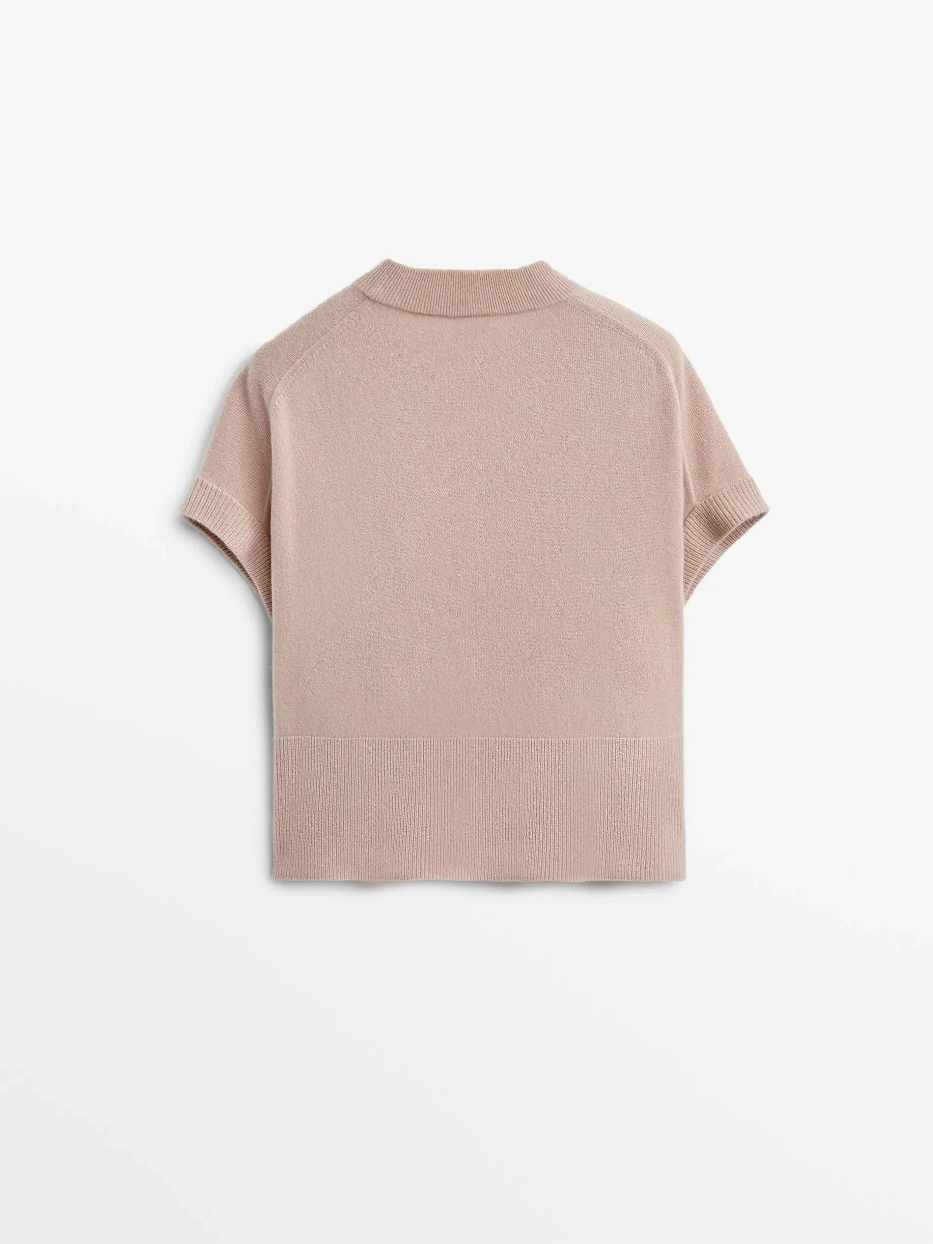 Colete de Tricô Cashmere - Regata Feminina Casual Outono