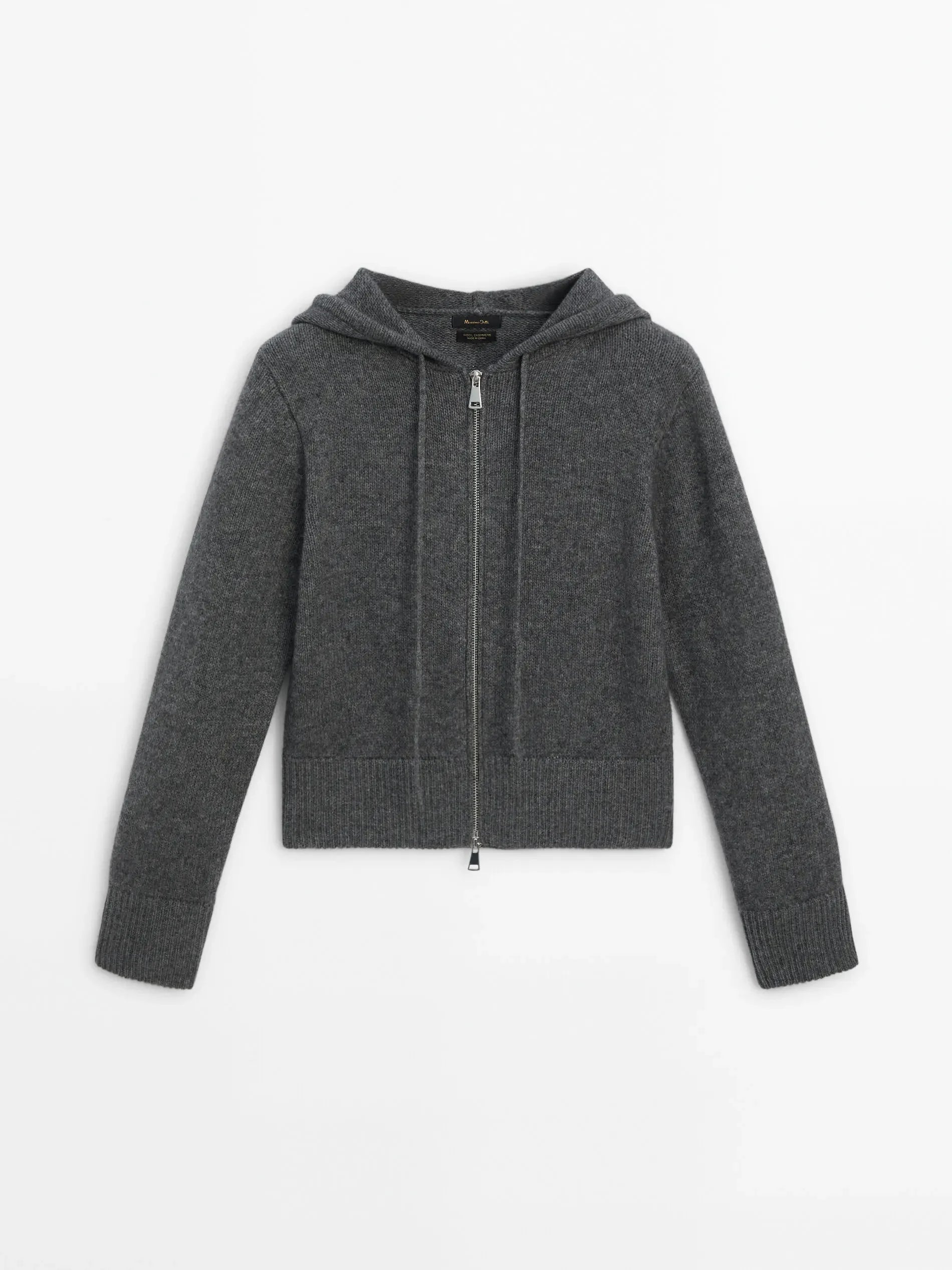 Casaco de Tricô com Capuz - Moletom Feminino Esportivo